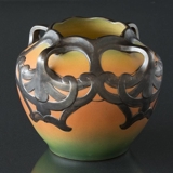 Ipsen Vase mit Muster und Henkeln, Nr. 675 Groß