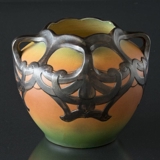 Ipsen Vase mit Muster und Henkeln, Nr. 675 Groß