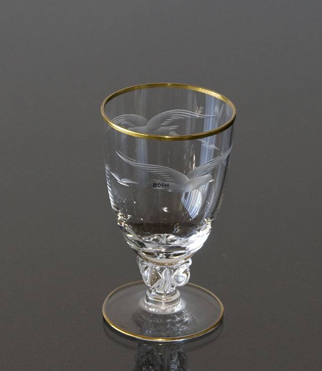 Lyngby måge drikkeglas, vandglas