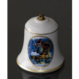 Rorstrand Christmas bell, motif no. 3 and 4, set of two