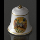 Rorstrand Christmas bell, motif no. 5 and 6, set of two