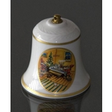 Rorstrand Christmas bell, motif no. 5 and 6, set of two