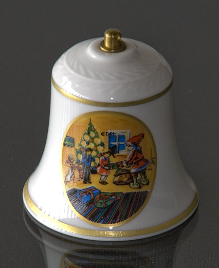 Rørstrand juleklokker 1979, motiv nr. 5 og 6, sæt med 2 stk.