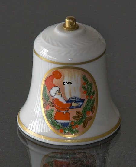 Rørstrand juleklokker 1980, motiv nr. 7 og 8, sæt med 2 stk.