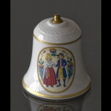 Rorstrand Christmas bell, motif no. 9 and 10, set of two
