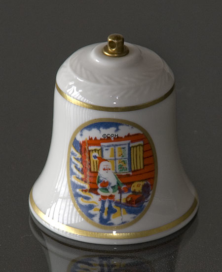 Rørstrand juleklokker 1983, motiv nr. 13 og 14, sæt med 2 stk.