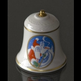 Rorstrand Christmas bell, motif no. 15 and 16, set of two