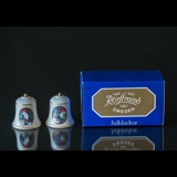 Rorstrand Christmas bell, motif no. 21 and 22, set of two