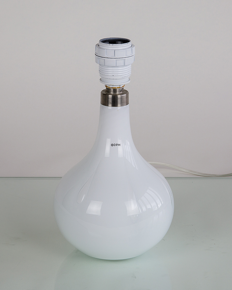 Holmegaard Bordlampe Helios, hvid, mellem - Udgået af produktion