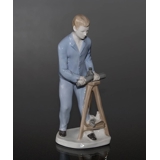 Figur af Rørlægger, mrk. GDR 11243