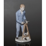 Figur af Rørlægger, mrk. GDR 11243