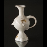 Vase oder Krug, Rosenthal, Studio-Linie, weiß mit Gold