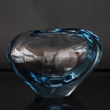 Hjertevase, Per Lütken Holmegaard, glas Smoke