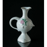 Vase oder Krug, Rosenthal, Studio-Linie, weiß mit rosa Rose