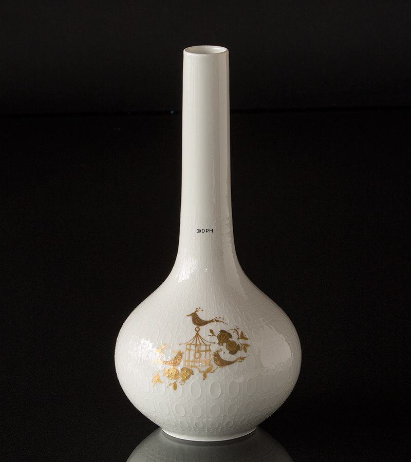 Vase Rosenthal Studio-Linie, hvid med guld