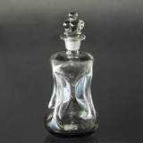 Holmegaard Glas Smoke Klukflaske med låg