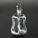 Holmegaard Glas Smoke Klukflaske med låg