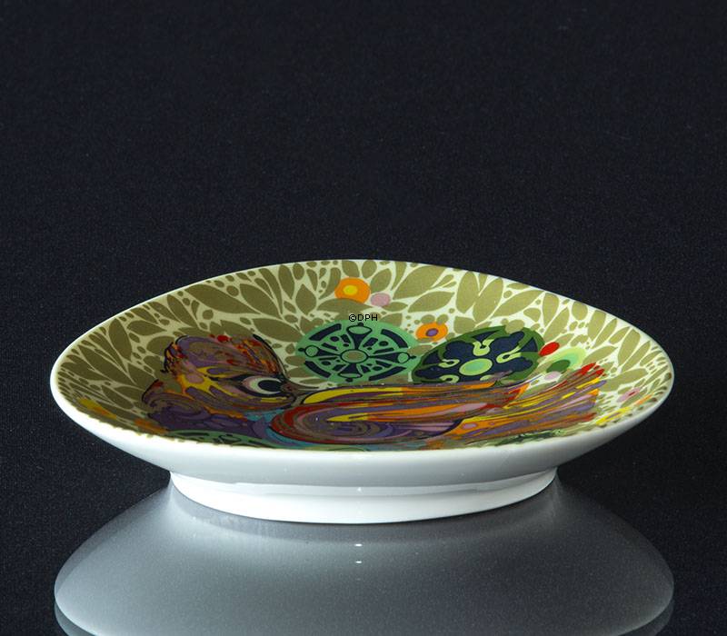 Wiinblad platte, Fugl i mange farver trekantet