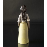 Figurer blomsterpige i keramik