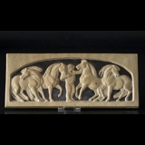 Relief with Horses and a Horse Trainer, Bing & Grondahl