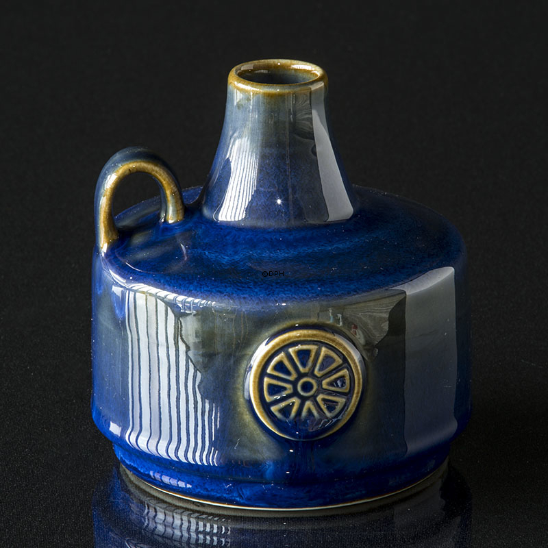 Blå Søholm Nordlys lille kande nr, 3310, 12cm