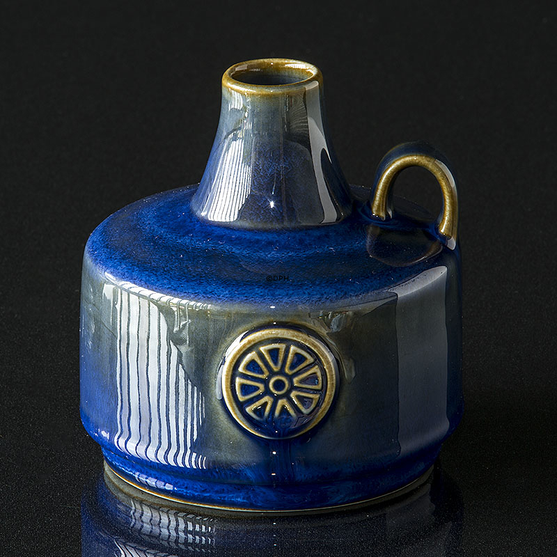 Blå Søholm Nordlys lille kande nr, 3310, 12cm