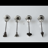 Candleholders for advent wreath SILVER - Georg Jensen