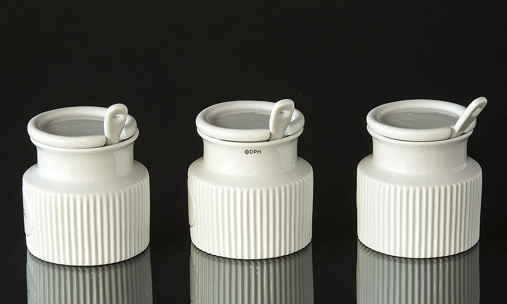 Niels Refsgaard opbevaringskrukke med ske, Sennep