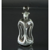 Holmegaard Glas Smoke Klukflaske med låg