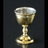 Retro / Vintage Brass Egg Cup with Pattern around the Top, Tonkin AB