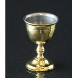 Retro / Vintage Brass Egg Cup with two lines around the Top, Tonkin AB