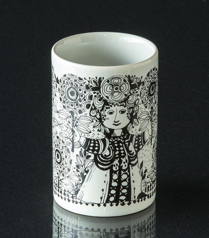 Vase Bjørn Wiinblad Flora med blomsterkvinde, lille