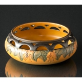 Ipsen Bowl with Leaves on the rim no. 127, small chip on the edge