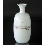 Melody vase with decoration, LARGE, Holmegaard, glass