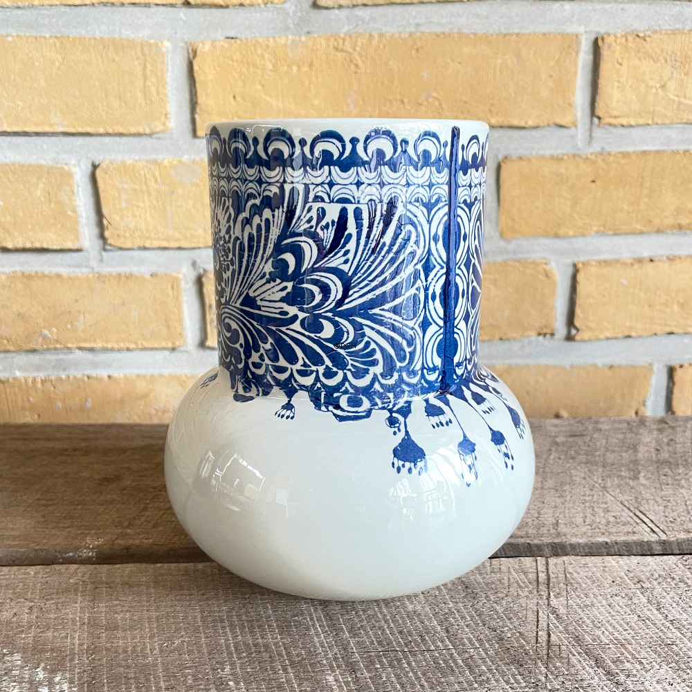 Vase Bjørn Wiinblad med ansigt (skår bagpå, som er limet på)