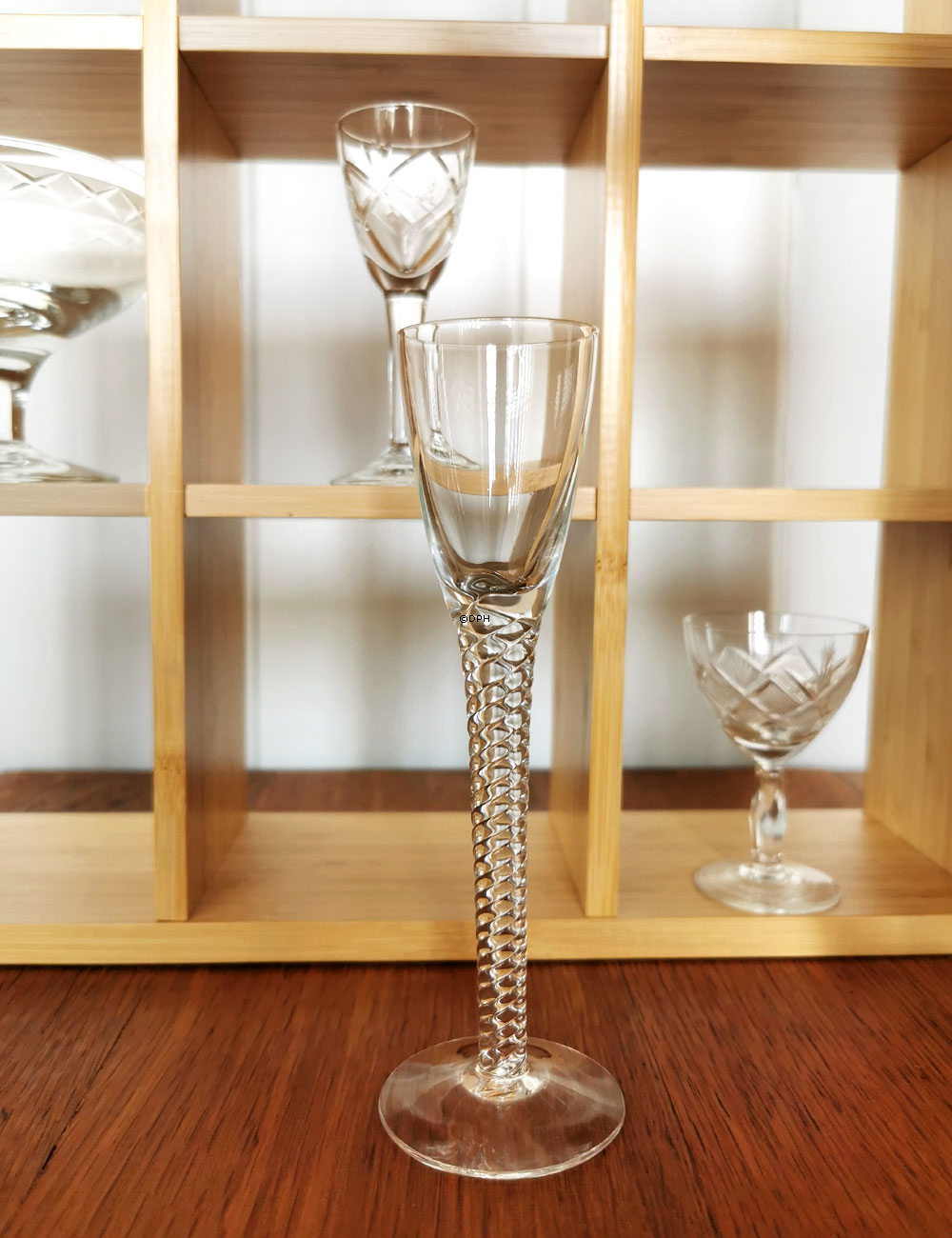 Holmegaard Amager Twist snapsglas, højt