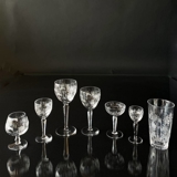 Lyngby Heidelberg crystal white wine glass