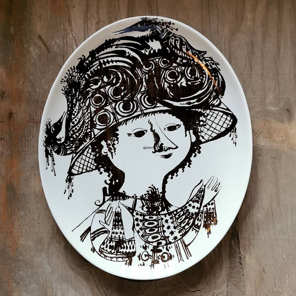 Wiinblad "Gwendolen Fairfax" ovalt fad, nr, 3071-462