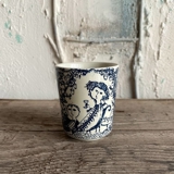 Lille vase eller bæger, Bjørn Wiinblad Nymølle, blå stregtegning, nr. 3106-345