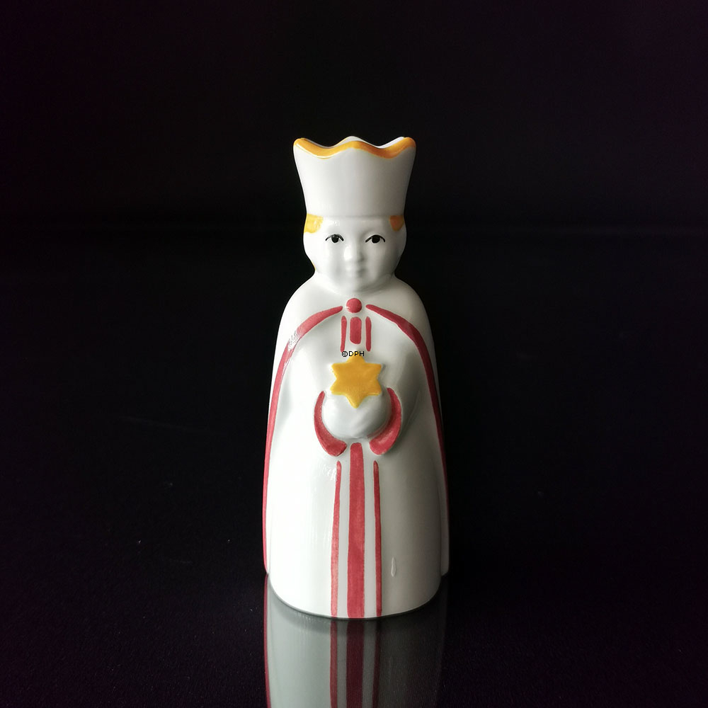 Juleengel, Royal Copenhagen lysestage (orindelig Aluminia) nr. 2/2282