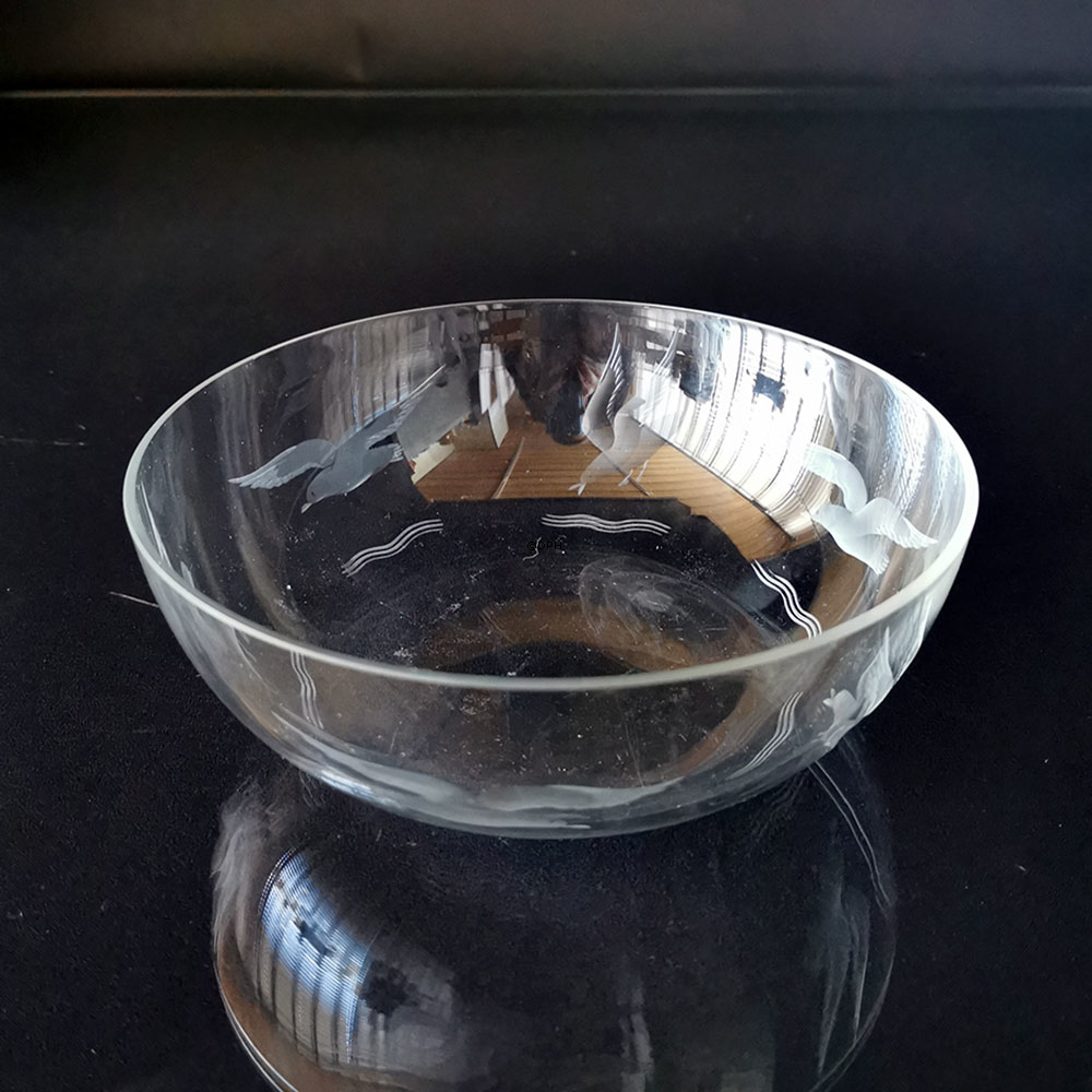 Måge skål uden guldkant