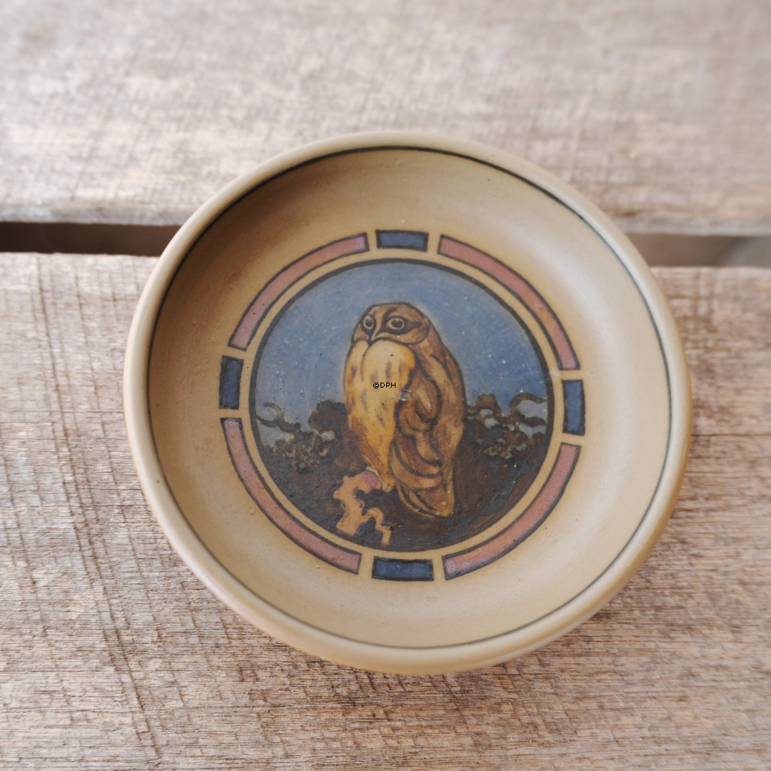 Hjorth skål nr. 34 med ugle