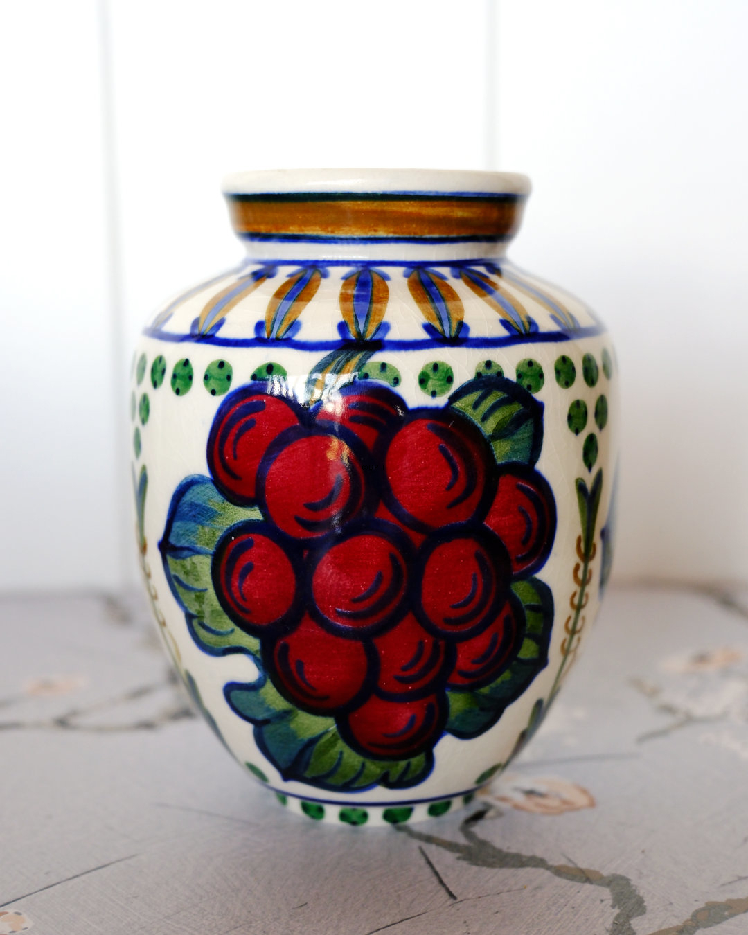 Aluminia vase nr. 413-345 (M. fejl)