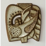 Relief med fugl, Søholm stentøj nr. 3589-2