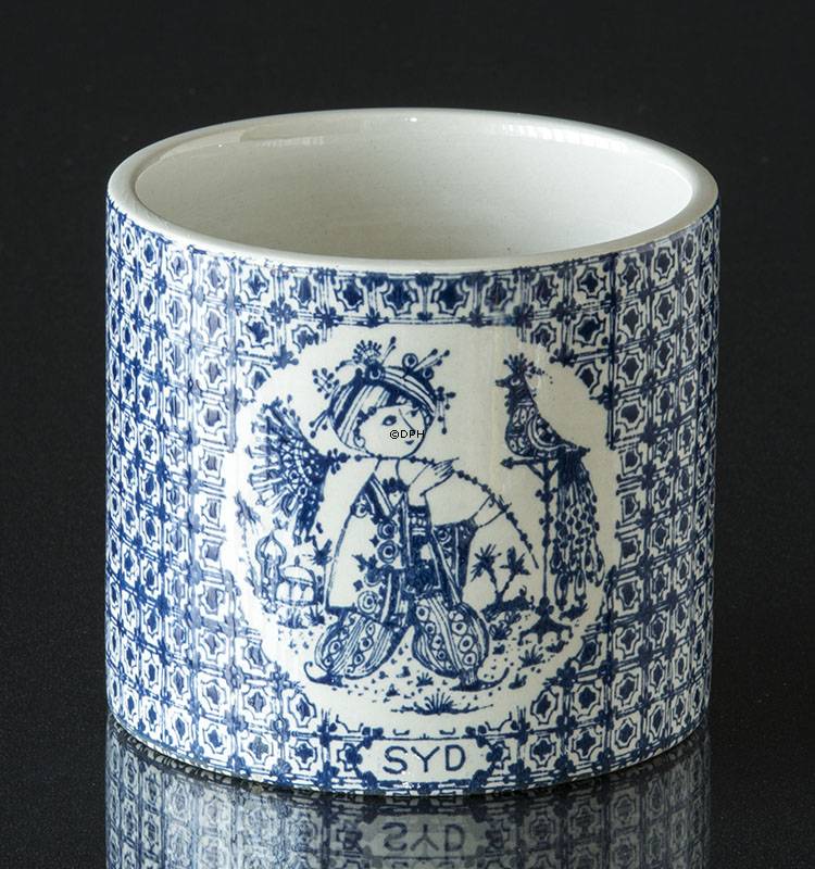 Wiinblad urtepotte - blå - Syd