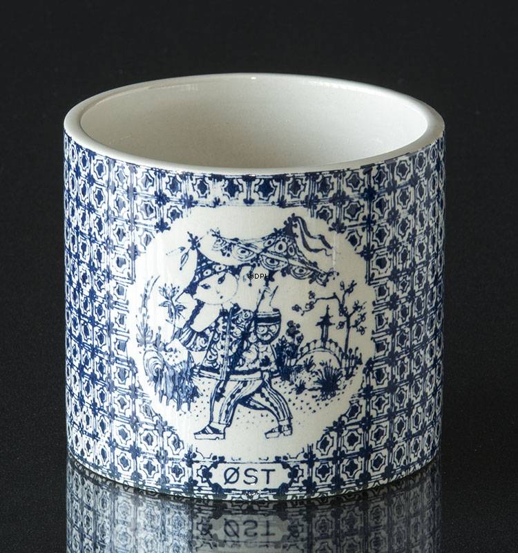 Wiinblad urtepotte - blå - Øst