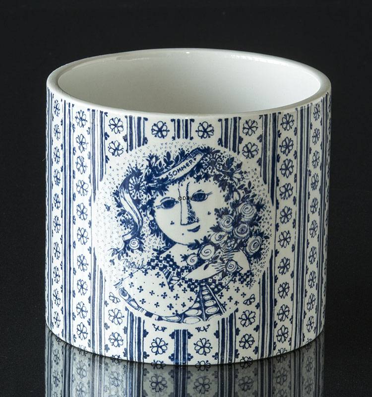 Wiinblad urtepotte - blå - Sommer