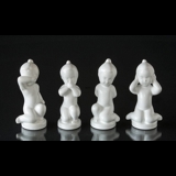 Soholm four figurines, See Nothing, Hear Nothing, Say Nothing, Know Nothing