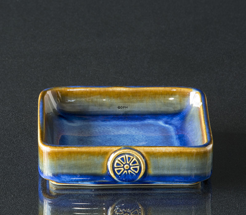 Blå Søholm Nordlys lille skål nr, 3310, 12cm