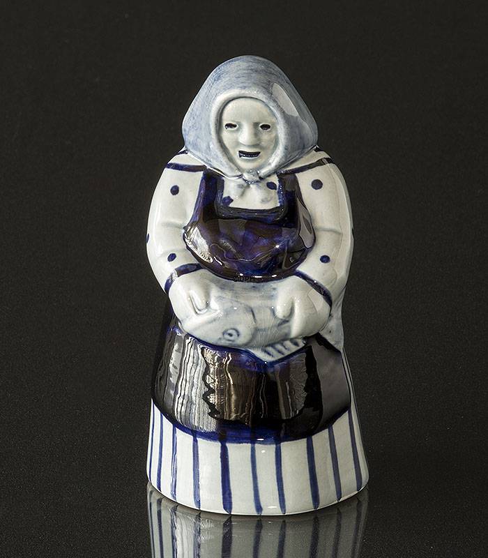 Figur af fiskerkone keramik, Søholm